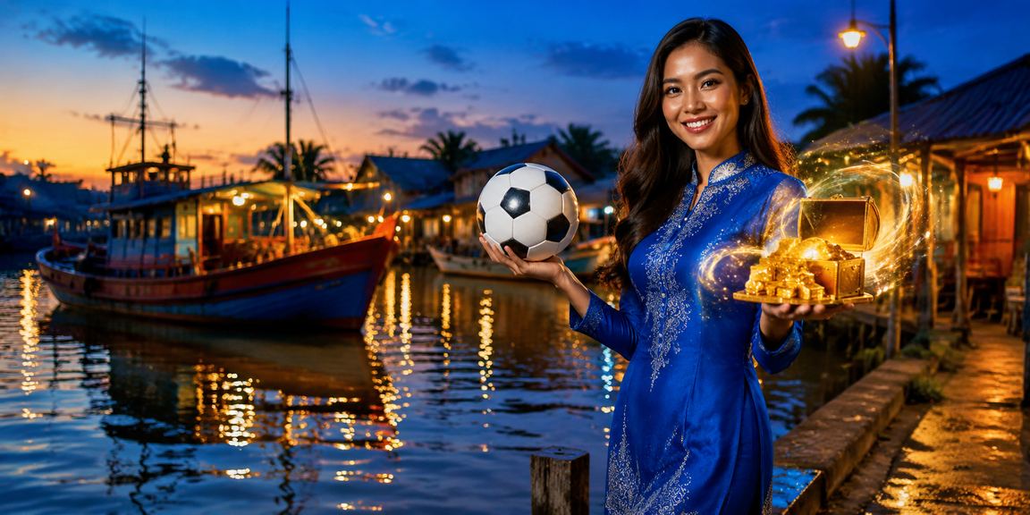 Peminat sukan Malaysia memakai baju tradisional bertaruh bola sepak